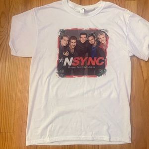 **NSYNC home for Christmas album cover tee size M